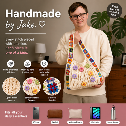 Jake’s Handmade Flower Bag ❤️