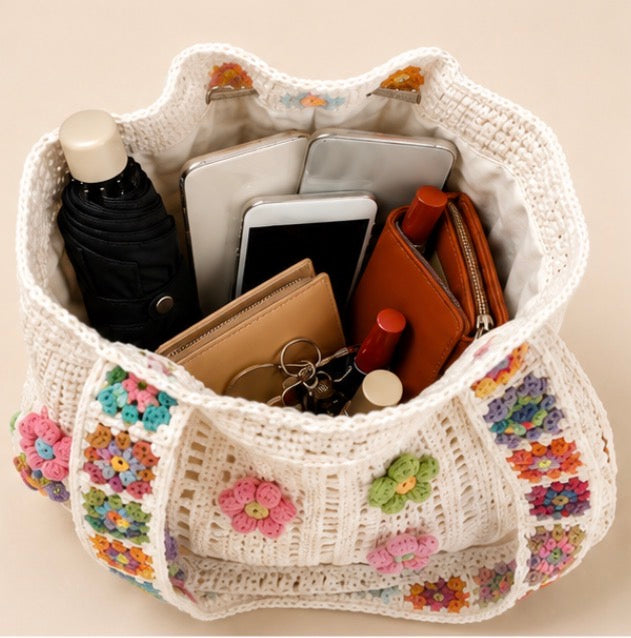 Jakes Flower Crochet Bag