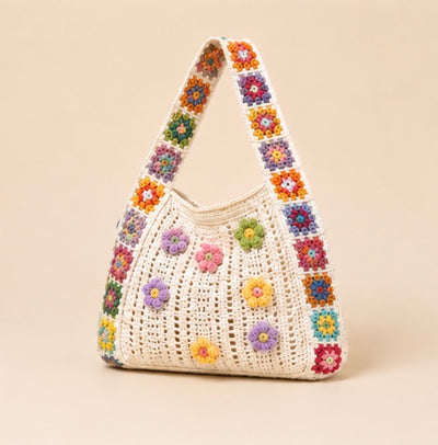 Jakes Flower Crochet Bag