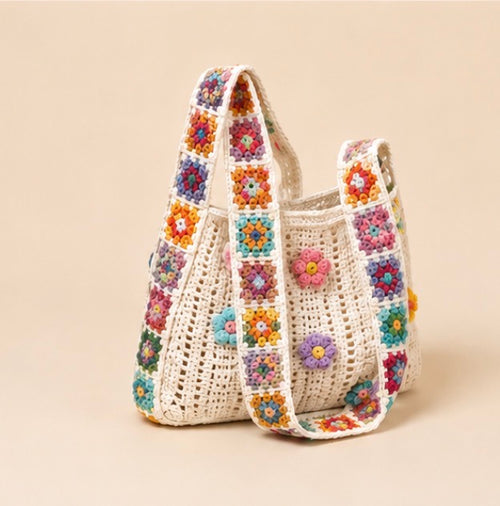 Jakes Flower Crochet Bag