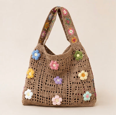 Jakes Flower Crochet Bag